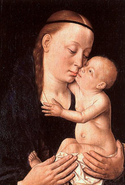 Dieric Bouts Virgin and Child Spain oil painting art